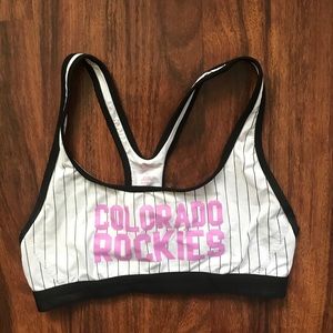 Colorado Rockies sports bra